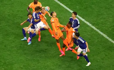 Soccer Football - FIFA World Cup 2026 - Group F - Netherlands v Japan - Dallas Stadium, Arlington, Texas, U.S. - June 14, 2026 Japan's Daichi Kamada scores their second goal REUTERS/Kai Pfaffenbach     TPX IMAGES OF THE DAY