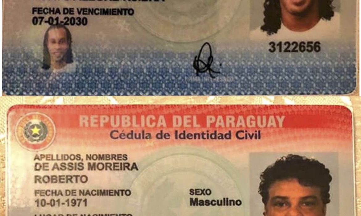 Ex-jogador de futebol e seu irmão e empresário são detido com documentos falsos no Paraguai