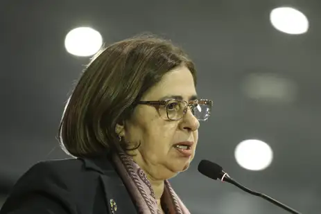 Brasília (DF), 24/07/2024 - A ministra das Mulheres, Cida Gonçalves, durante o encontro “Dia Internacional da Mulher Negra, Latino-Americana e Caribenha - Pela Saúde das Mulheres Negras”, no Palácio Itamaraty. Foto: Marcelo Camargo/Agência Brasil