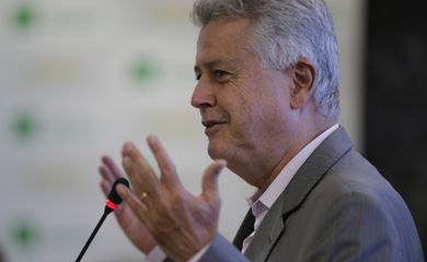 Governador do Distrito Federal, Rodrigo Rollemberg, apresenta dados da Pesquisa de Perfil dos Participantes do 8º Fórum Mundial da Água, ocorrido entre 18 e 23 de março, em Brasília