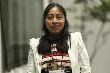 Brasília (DF), 26/01/2026 - Hilda Gregória, da Guatemala, durante o Fórum de Juventudes para a Transformação dos Sistemas Agroalimentares da América Latina e Caribe. Foto: Marcelo Camargo/Agência Brasil