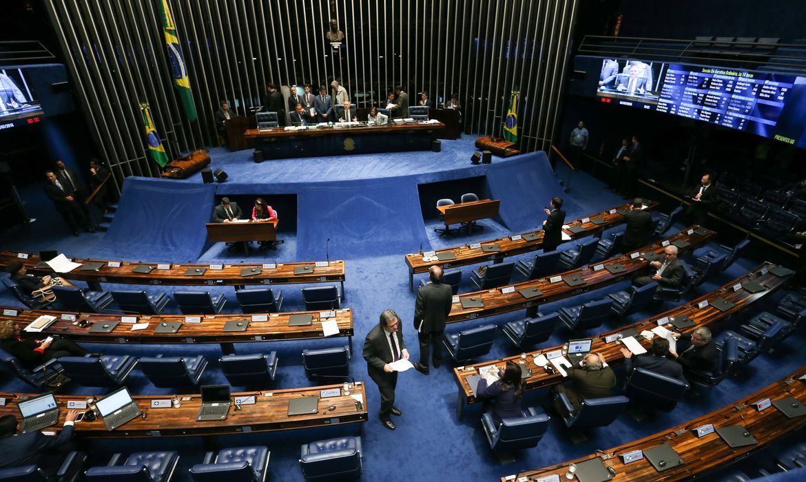 Brasília - Plenário do Senado em sessão para analisar MP 716/16, que destina R$ 420 milhões para combater microcefalia e Aedes aegypti  (Fabio Rodrigues Pozzebom/Agência Brasil)