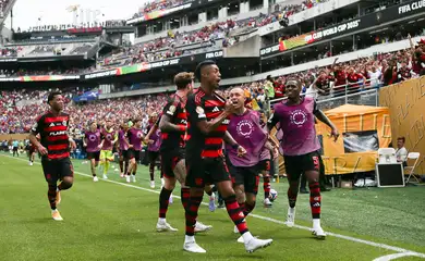 EUA- 20/06/2025 - Flamengo vira sobre o Chelsea pela Copa do Mundo de Clubes da Fifa. FOTO Gilvan de Souza/Flamengo