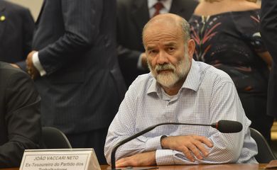 Brasília - O ex-tesoureiro do PT João Vaccari Neto depõe na CPI dos Fundos de Pensão (José Cruz/Agência Brasil)