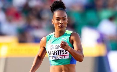 Lorraine Martins é bronze nos 200m do Meeting Cyprus International , em 25/05/2023 - atletismo