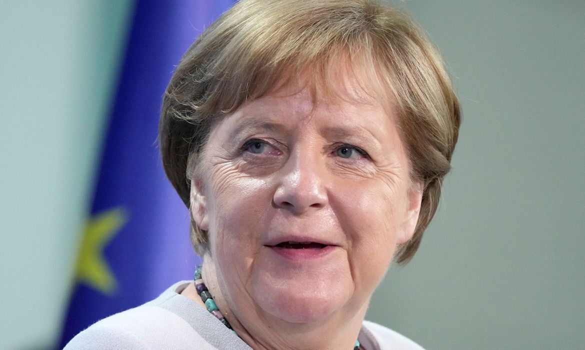 Chanceler da Alemanha, Angela Merkel, em Berlim