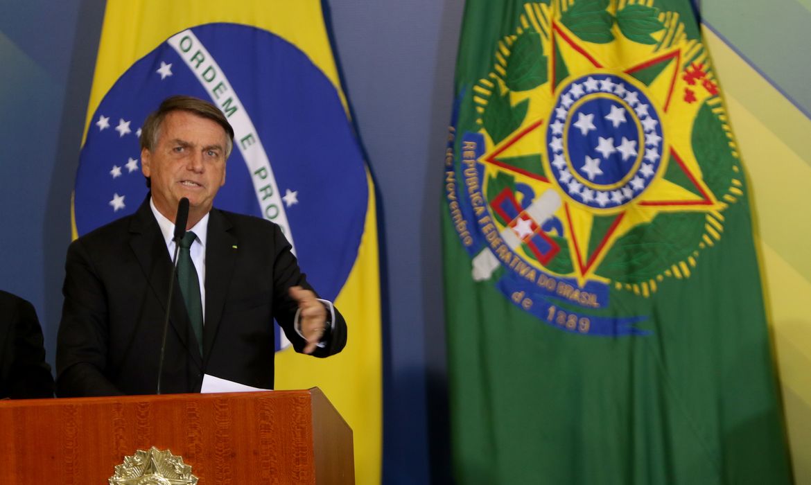 Presidente Jair Bolsonaro na Solenidade alusiva à Política Nacional para Recuperação das Aprendizagens na Educação Básica e ao MECPlace.