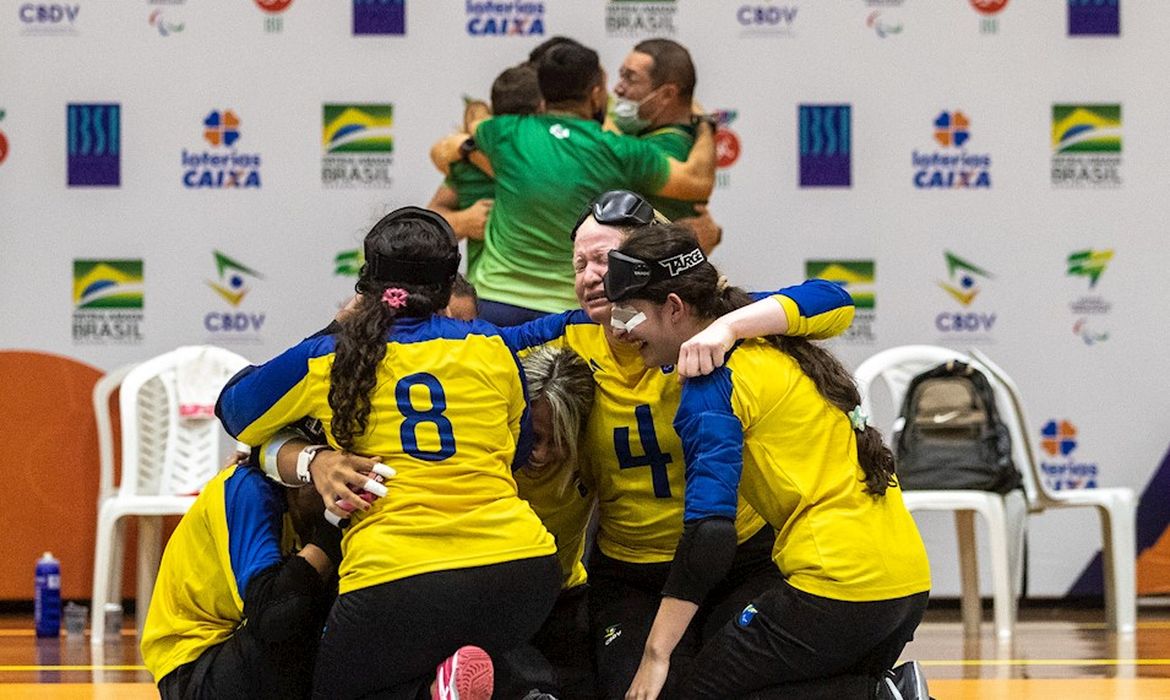 Seleção brasileira femininia é campeã da Copa América de Goalball - em 22/02/2022 - Brasil