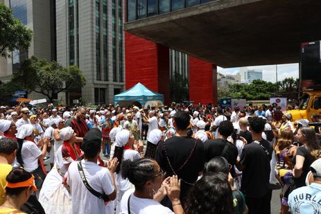 São Paulo (SP), 20/11/2025 - XXII Marcha da Consciência Negra na avenida Paulista. Foto: Rovena Rosa/Agência Brasil