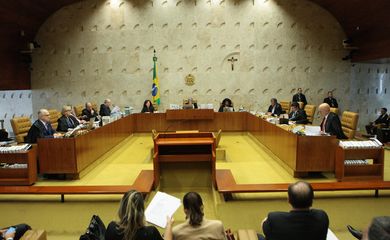 Brasília - Plenário do Supremo Tribunal Federal (STF) durante sessão para julgamento sobre imunidade parlamentar de deputados estaduais (Carlos Moura/SCO/STF)