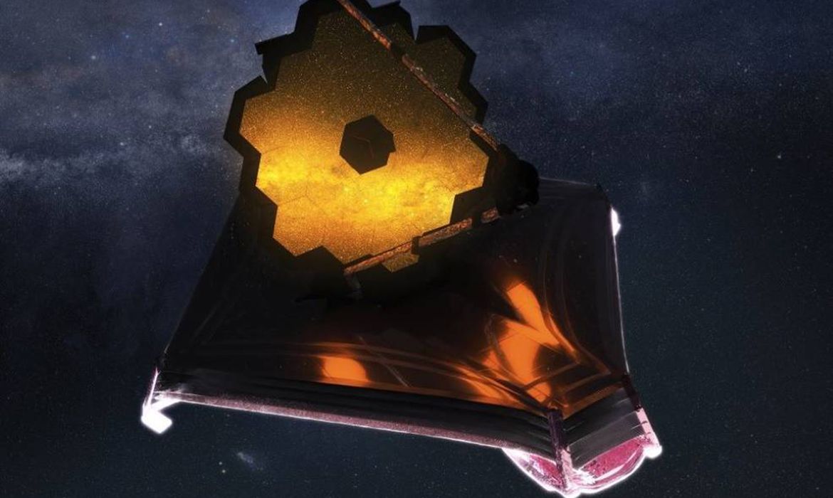 Imagem do supertelescópio James Webb