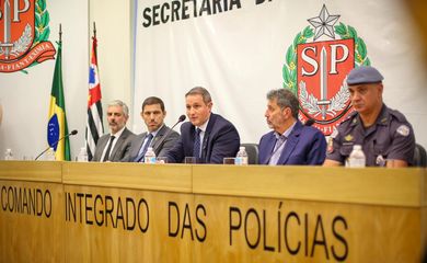 São Paulo (SP), 11/11/2024 - Secretaria de Segurança Pública de SP cria força-tarefa para investigar crime no aeroporto de Guarulhos. Foto: Marcelo Camargo/Governo de SP