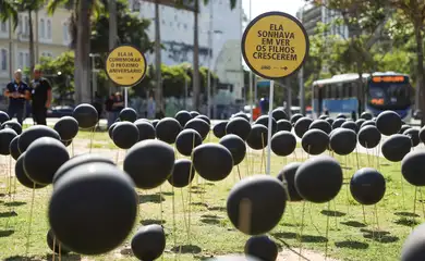 Rio de Janeiro (RJ), 28/11/2025 – Ato nos Arcos da Lapa marca o Dia Mundial em Memória das Vítimas de Trânsito. Foto: Tomaz Silva/Agência Brasil