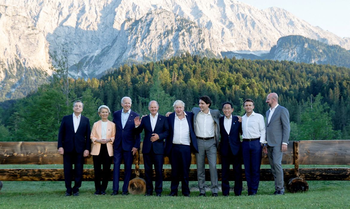Reunião do G7 na Alemanha em 2022.