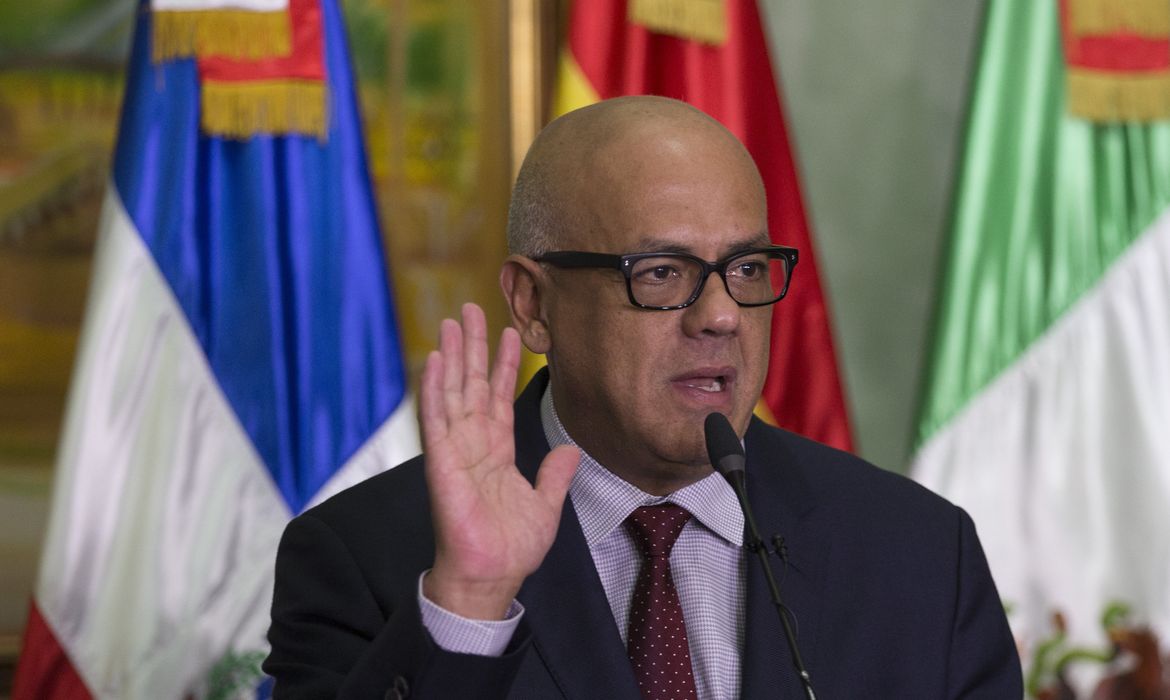 Ministro venezuelano da Comunicação, Jorge Rodríguez