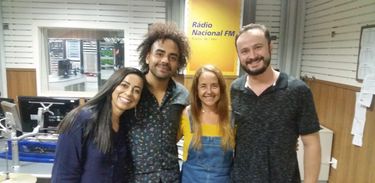 Eliza Borges, Renato Lourenço e Micael Rosback