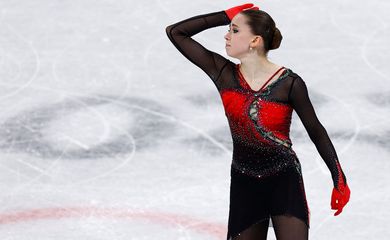 Kamila Valieva nos Jogos de Pequim de 2022