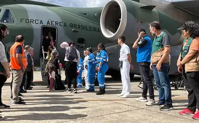 São Paulo (SP), 22/10/2024 - Chegada dos repatriados do Líbano no aeroporto de Guarulhos. Foto: FAB/Divulgação