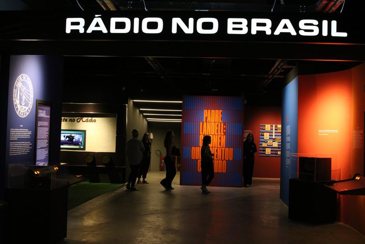 São Paulo (SP), 03/03/2023, Exposição Rádio no Brasil no Museu da Imagem e do Som, no Jardim Europa. Foto: Rovena Rosa/Agência Brasil