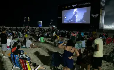 FESTIVAL DO RIO 2022 - 15 de Outubro de 2022 -  Durante a noite do Filme 
