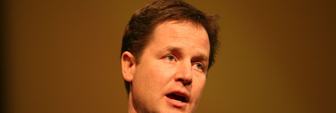 Nick Clegg, vice-primeiro-ministro britânico.