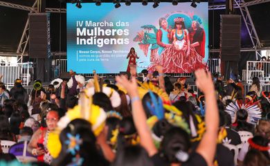 Brasília (DF) 04/08/2025 - IV Marcha das Mulheres Indígenas Foto: Fabio Rodrigues-Pozzebom/ Agência Brasil