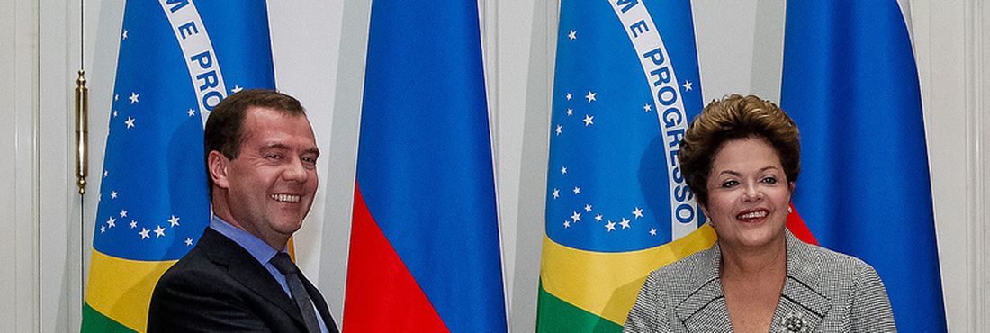 Dilma Rousseff se reúne com Dmitri Medvedev, primeiro-ministro da Rússia