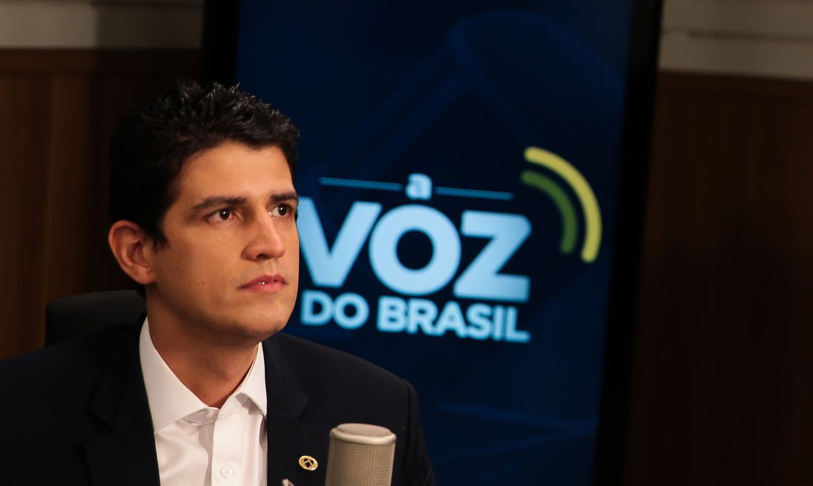 Secretário Executivo do Ministério da Infraestrutura,Marcelo Sampaio, participa do programa A Voz do Brasil