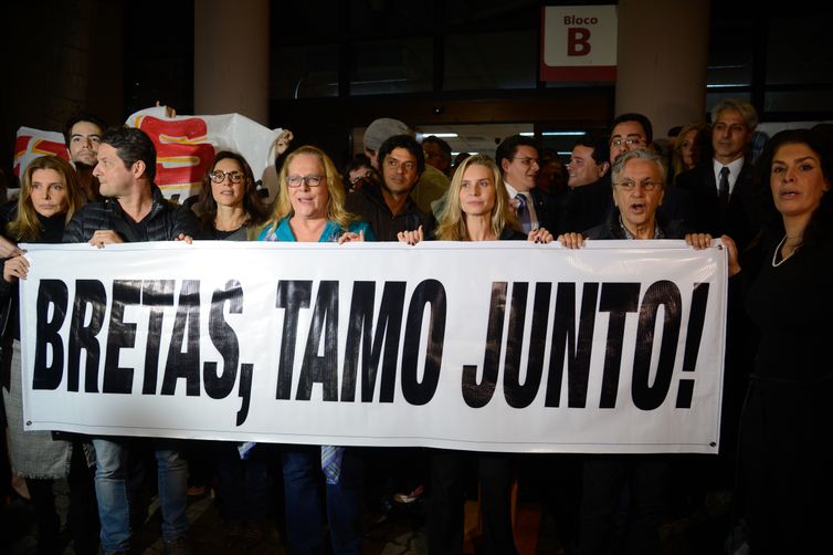 Juízes, procuradores e artistas fazem ato em apoio a Marcelo Bretas | Agência Brasil