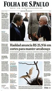 Capa do Jornal Folha de S. Paulo Edição 2024-07-04