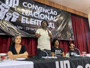 Os candidatos Leonardo Péricles e Samara Martins. -Divulgação/ Unidade Popular