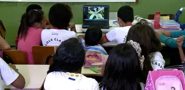 Sala de aula no Distrito Federal