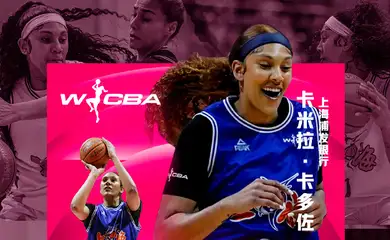 Kamilla Cardoso é eleita a melhor jogadora estrangeira da liga chinesa de basquete, em 20/03/2025