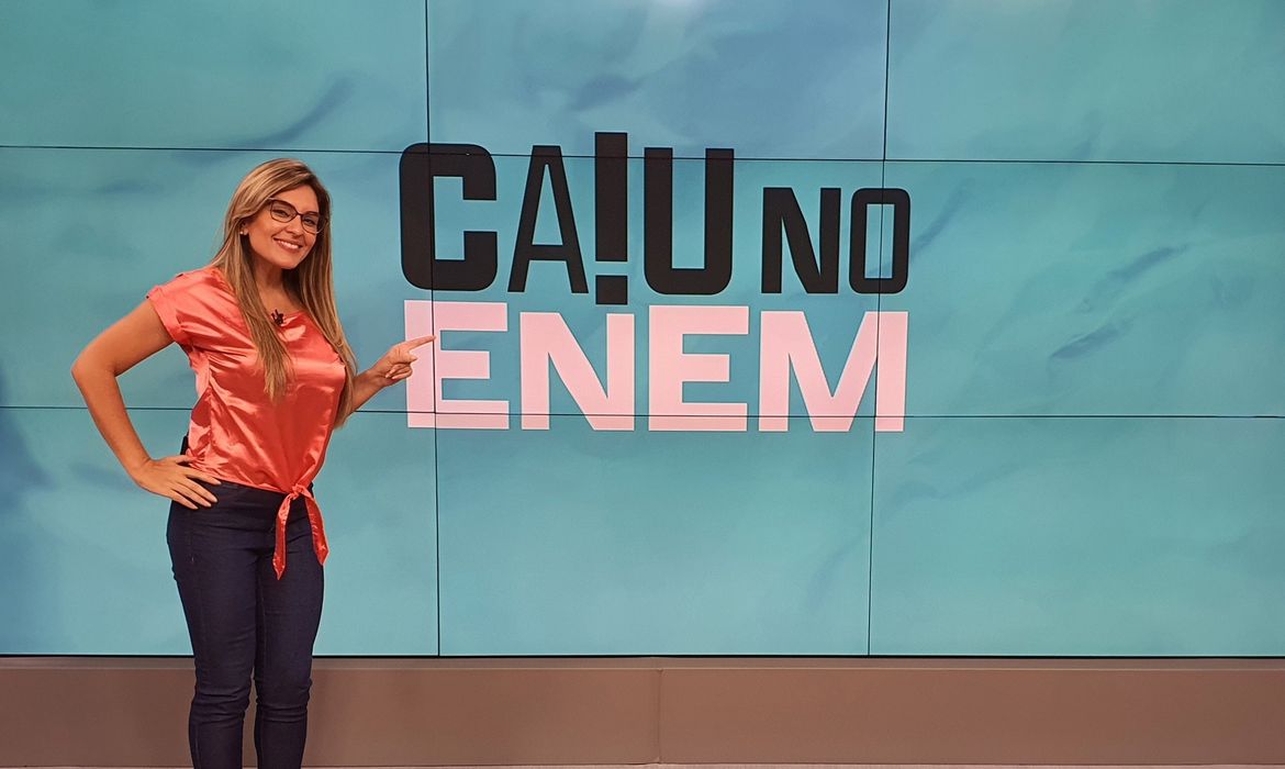 Caiu no Enem, da TV Brasil, fará correções ao vivo das provas do exame de 2020.