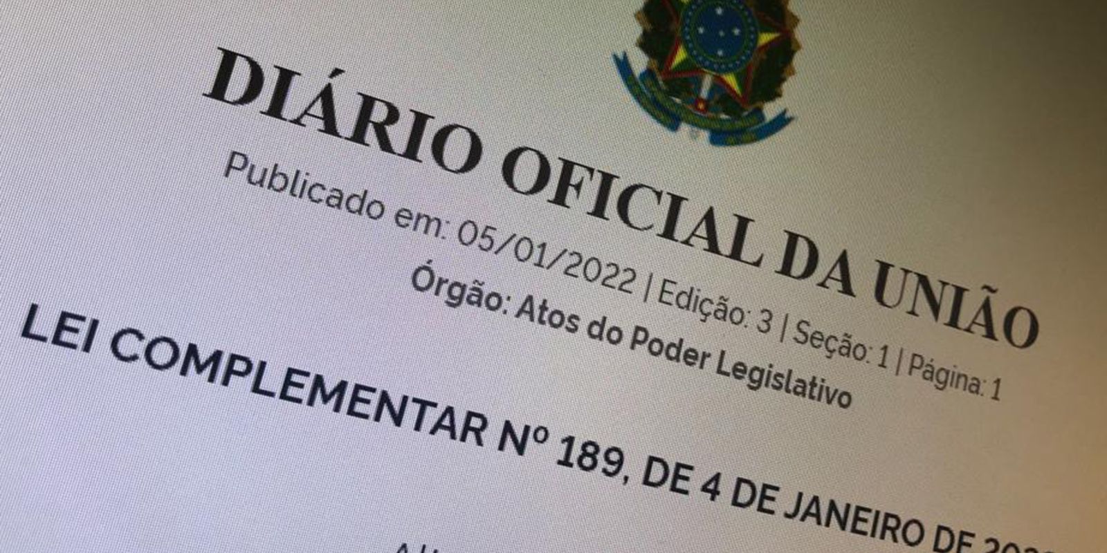 Sancionada lei que altera o Plano de Auxílio e RRF de estados e DF