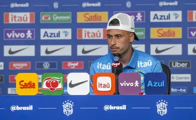 Martinelli - seleção brasileira - Copa do Mundo  - coletiva em 22/06/2026