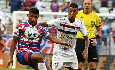 Fortaleza, CE - Brasil - 29/04/2023 - Campeonato Brasileiro 2023 - Fortaleza derrota Fluminense e vira líder provisório do Brasileirão. Foto: Mailson Santana/Fluminense FC