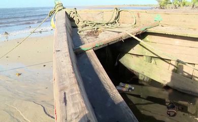 Embarcação que sofreu acidente em Moçambique
 8/4/2024   Divulgação via REUTERS