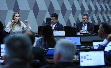 Brasília (DF) 04/10/2023 Reunião da CCJ durante discursão para liberação do comércio de Plasma. (Senadora, Daniela Ribeiro, relatora da matéria).  Foto Lula Marques/ Agência Brasil