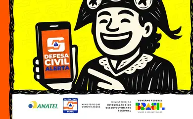 Sistema Defesa Civil Alerta terá teste para o Nordeste neste sábado
