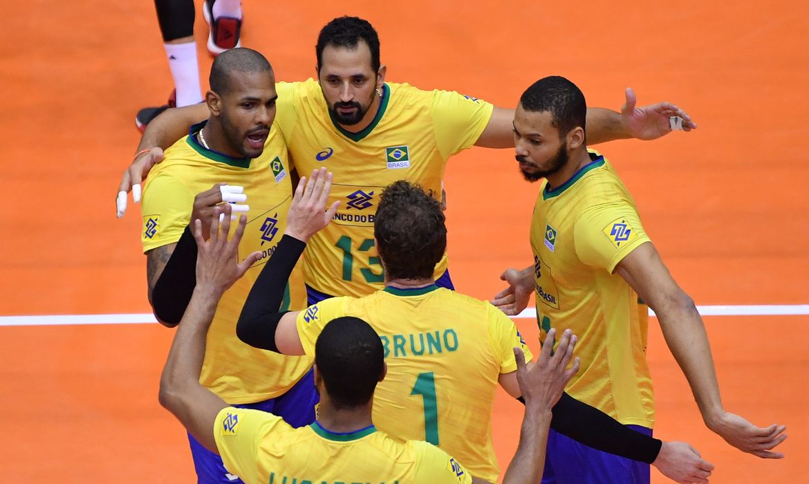 Volei Masculino Brasil Mostra Forca E Vence Estados Unidos Agencia Brasil