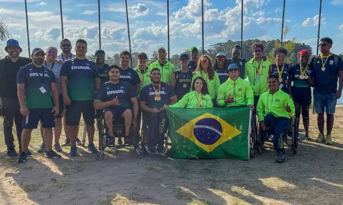 Divulgaçao/CBCa/Direitos Reservados seleção brasileira, canoagem paralímpica