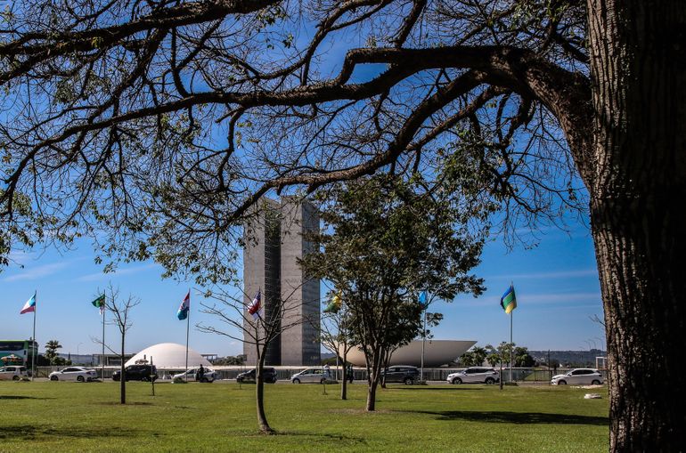 Brasília - 22.05.2023 - Foto da Fachada do Congresso Nacional, em Brasília. Foto: Antônio Cruz/ Agência Brasil