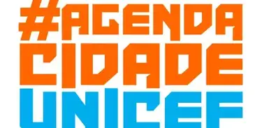 Agenda Cidade Unicef – logo do programa que presta apoio a crianças e adolescentes