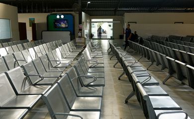 Terminal de passageiros vazio em Erez 20/9/2023 REUTERS/Ibraheem Abu Mustafa