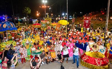 Rio de Janeiro (RJ), 15/09/2025 – Nações de Maracatu levaram tradição popular ao MIMO Festival  
Foto: Rogério Von Krüger/MIMO Festival Divulgação