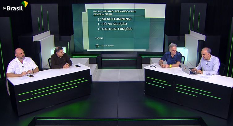 David Butter, Waldir Luiz, Felippe Cardoso e Sergio du Bocage, No Mundo da Bola, 09.07.2023