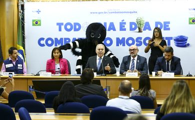 O ministro da Saúde, Marcelo Queiroga, lança a Campanha Nacional de Combate ao mosquito Aedes aegypti.