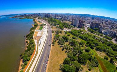 Porto Alegre (RS), 18/10/2024. Vista aérea de Porto AlegreFilipe Karam/PMPA. Foto: Filipe Karam/PMPA