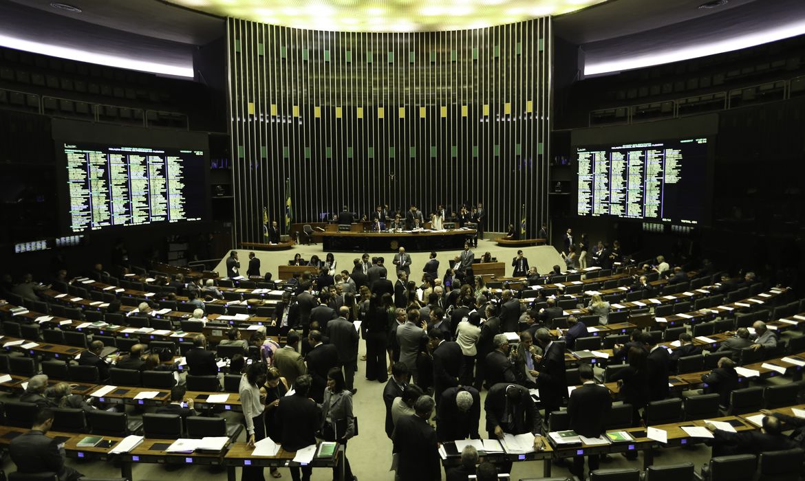 Brasília - Plenário da Câmara discute projeto que torna crime hediondo o porte de arma de uso restrito (Fabio Rodrigues Pozzebom/Agência Brasil)